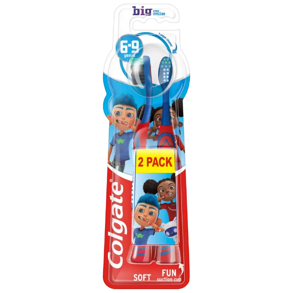 Colgate Big Smile Kids 6-9 Years Soft ToothBrush 2 pack