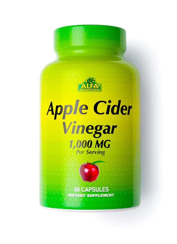 Apple Cider Vinegar 1000 Mg 60 Capsules