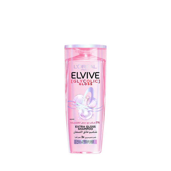 Elvive Glycolic Gloss Extra Gloss Shampoo For Dull Porous Hair Powered by 3% Glycolic Acid