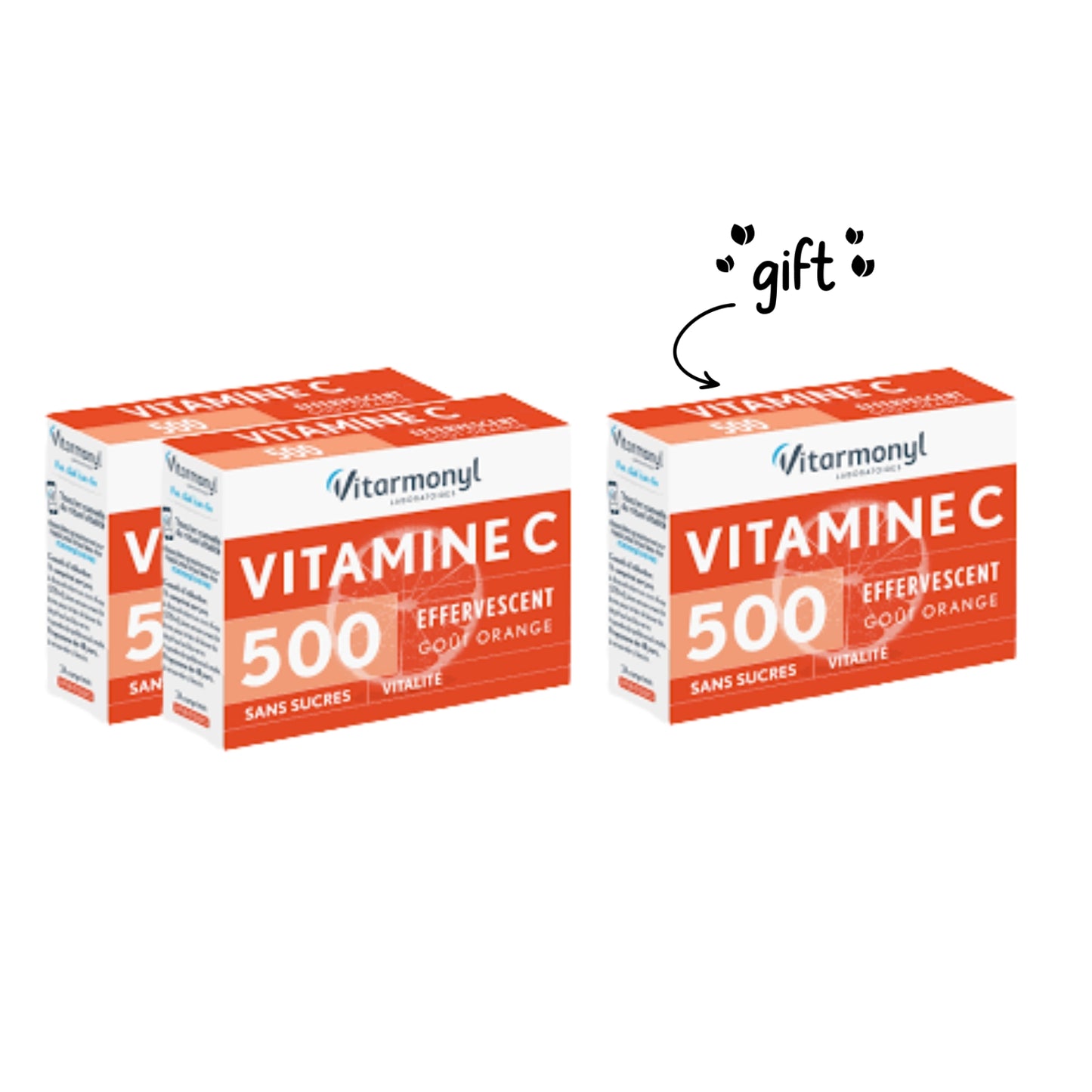 3 x Vitamin C Effervescent 24 Tablets - Sugar Free