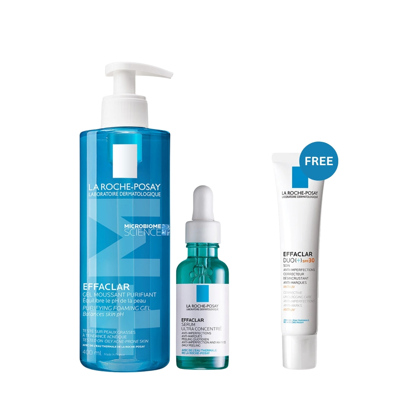 La Roche-Posay Effaclar Anti-Imperfection Routine Bundle + FREE Effaclar Duo+M SPF30