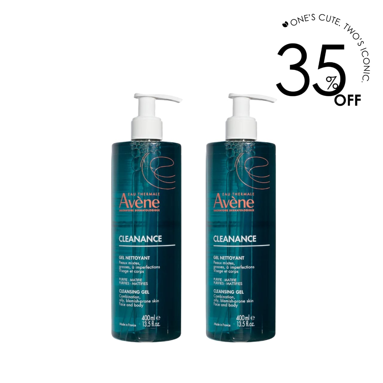 2 x Cleanance Acne Cleanser Gel For Oily Skin