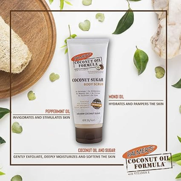 Coconut Oil Formula Sugar Body Scrub, 7 oz