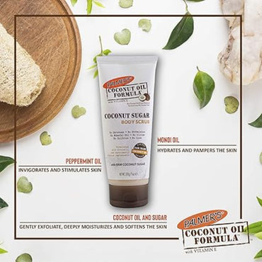 Coconut Oil Formula Sugar Body Scrub, 7 oz