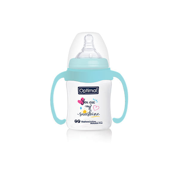Wide Neck Feeding Bottle With Handle 180 ML
