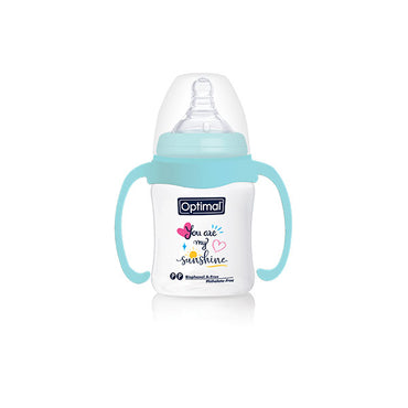Wide Neck Feeding Bottle With Handle 180 ML