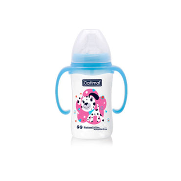 Wide Neck Feeding Bottle With Handle 240 ML