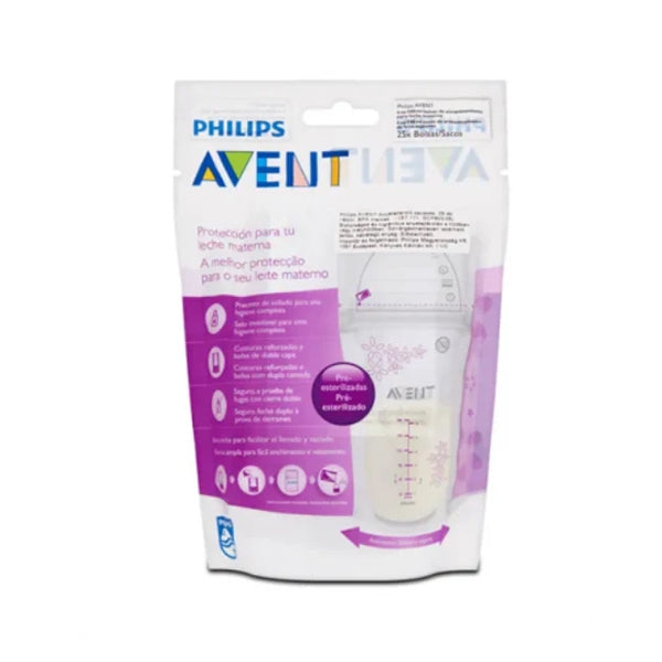 25 Breast Milk Storage Bags 180 ML