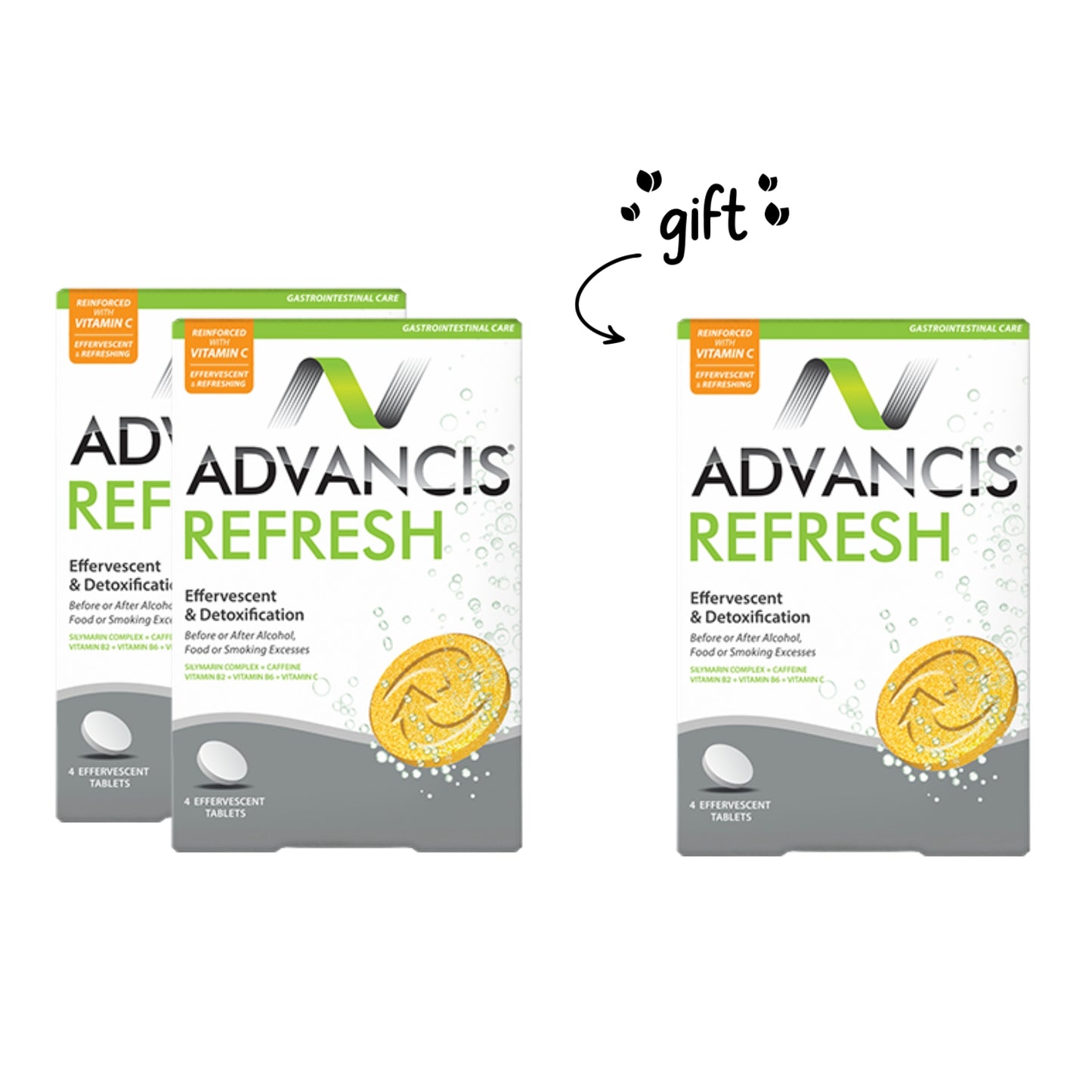 3 x Refresh Effervescent Tablets