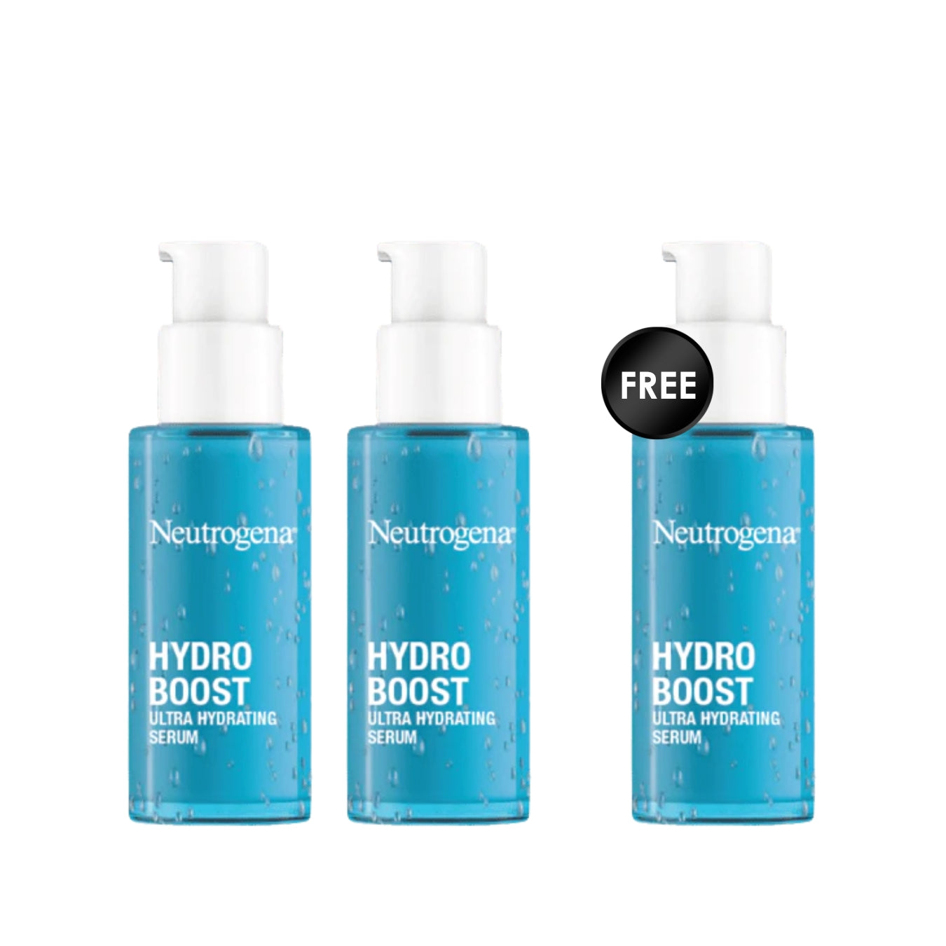 3 x Hydro Boost Ultra Hydrating Serum 30 ml