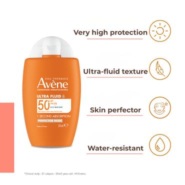 Ultra Fluid Spf 50 1 Second Absorption Perfector Nude 50 ML