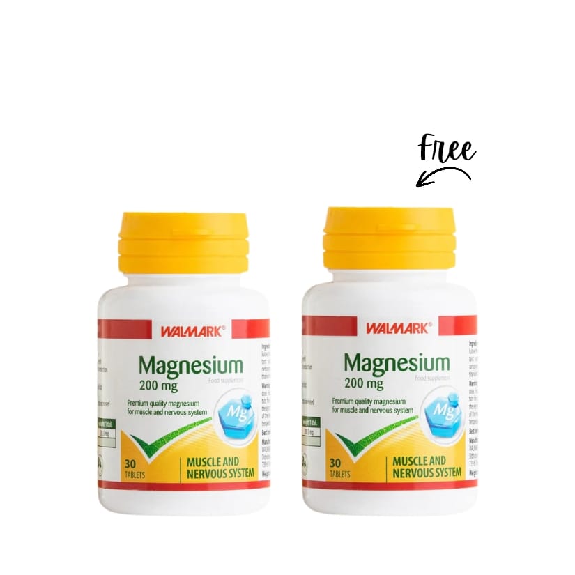 Magnesium 200 Mg 30 Tablets X2