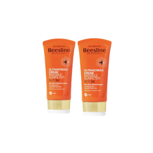 2x Ultrascreen Cream Invisible Sunfilter SPF50