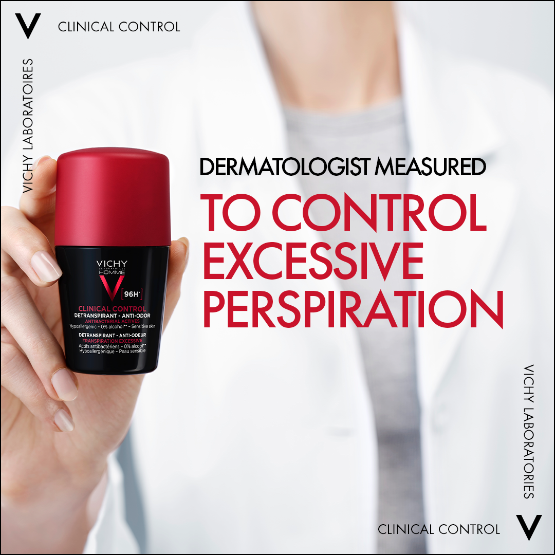 Vichy 96 Hour Clinical Control Deodorant For Men 50 ML