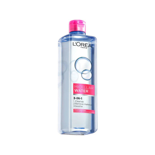 3-in-1 Refreshing Micellar Water, deep cleansing moisturize micellar for dry to normal skin 400 ML