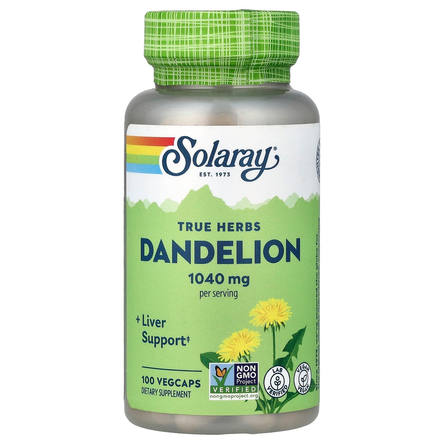 Dandelion Root 1040Mg 100 Vegcaps