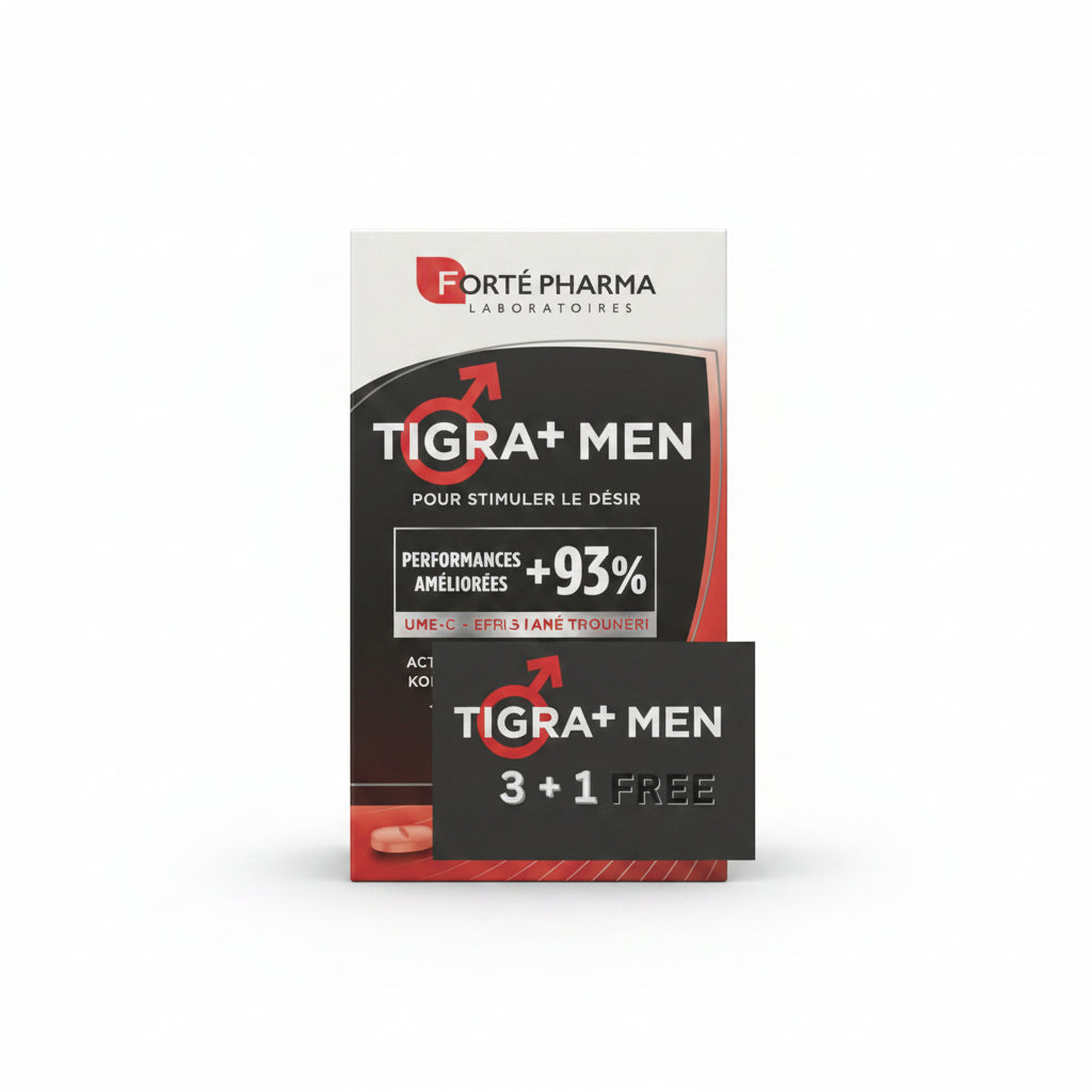 Forte Pharma Tigra+ Men 28 Tablets 3+1 Free
