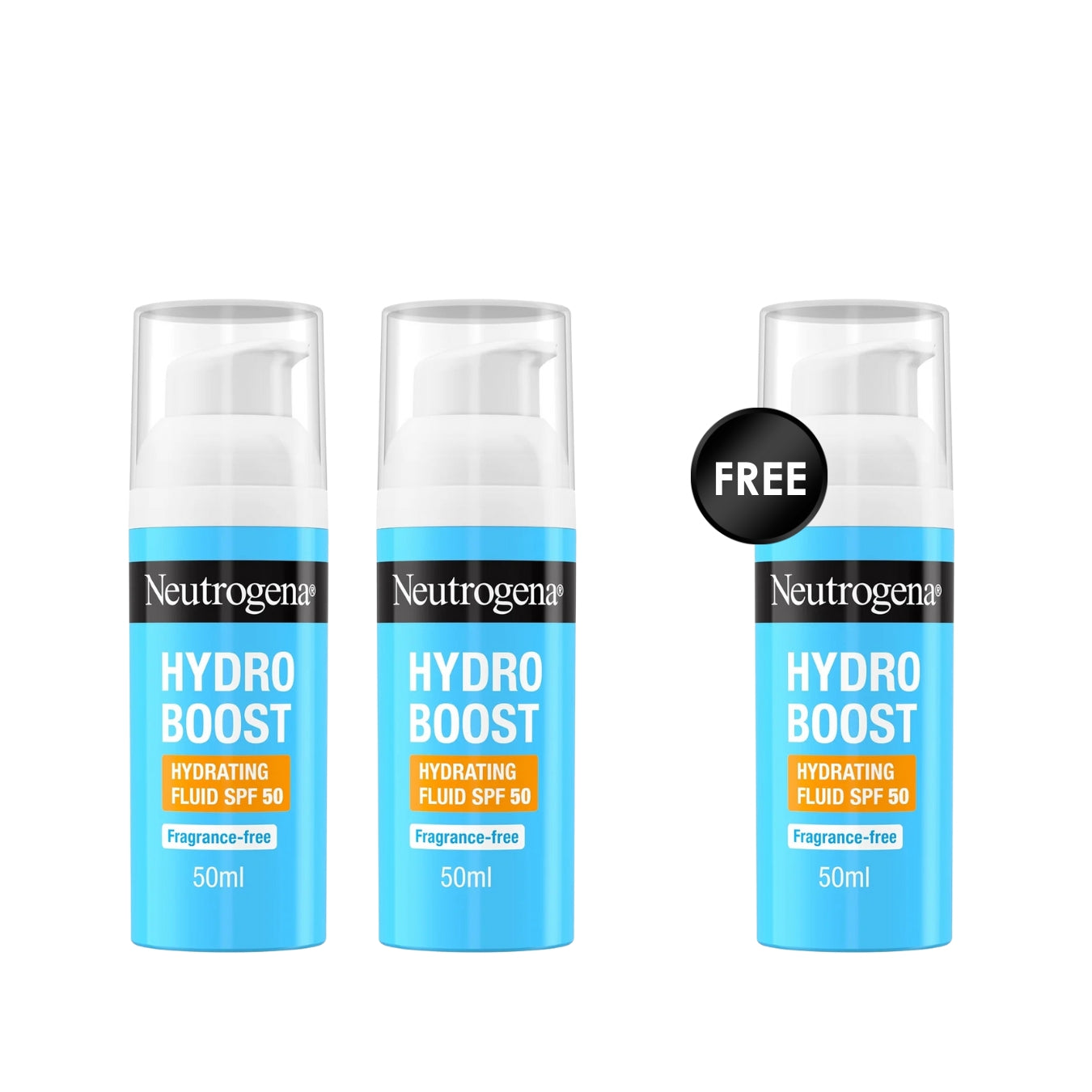 3 x Hydro Boost Hydrating Fluid 50 ML