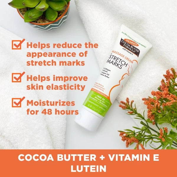 Cocoa Butter Massage Cream For Stretch Marks
