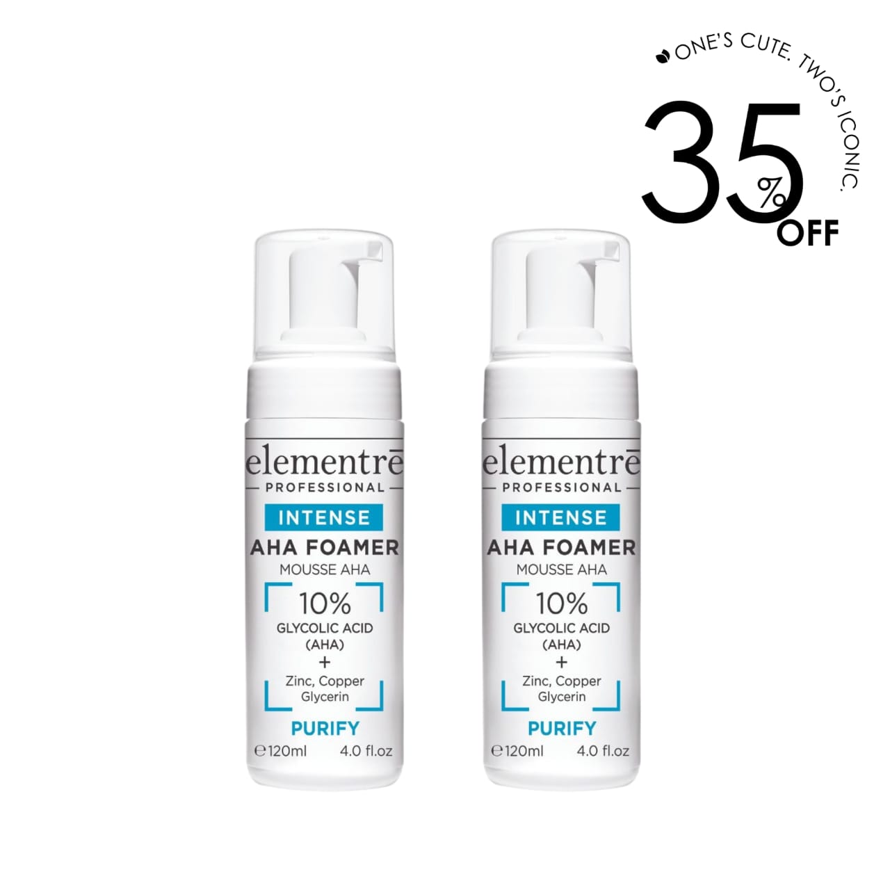 2 x 10% AHA Foamer 120 ML