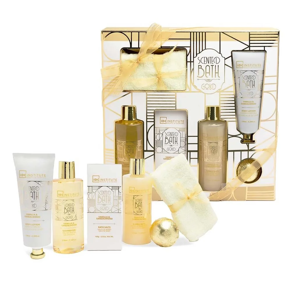 Scented Bath Gold 6Pcs Gift Set 6Pcs