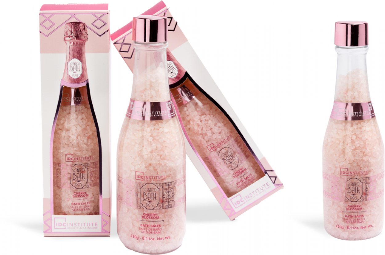 Scented Bathrose Champagne Bath Salts