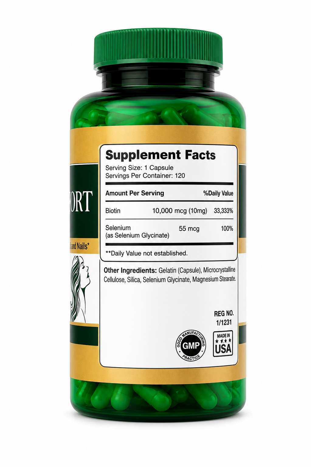 Biotin Fort - 120 Capsules