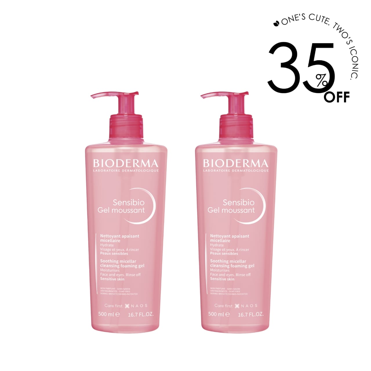 2 x Sensibio Gel Moussant 500 ML
