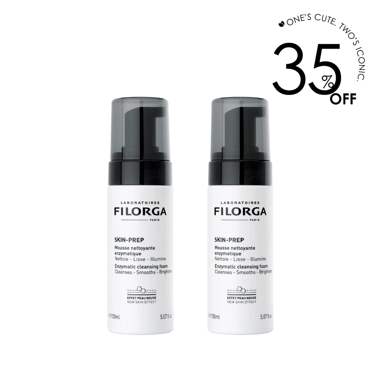 2 x Skin Foam Prep Enzymatic Cleansing