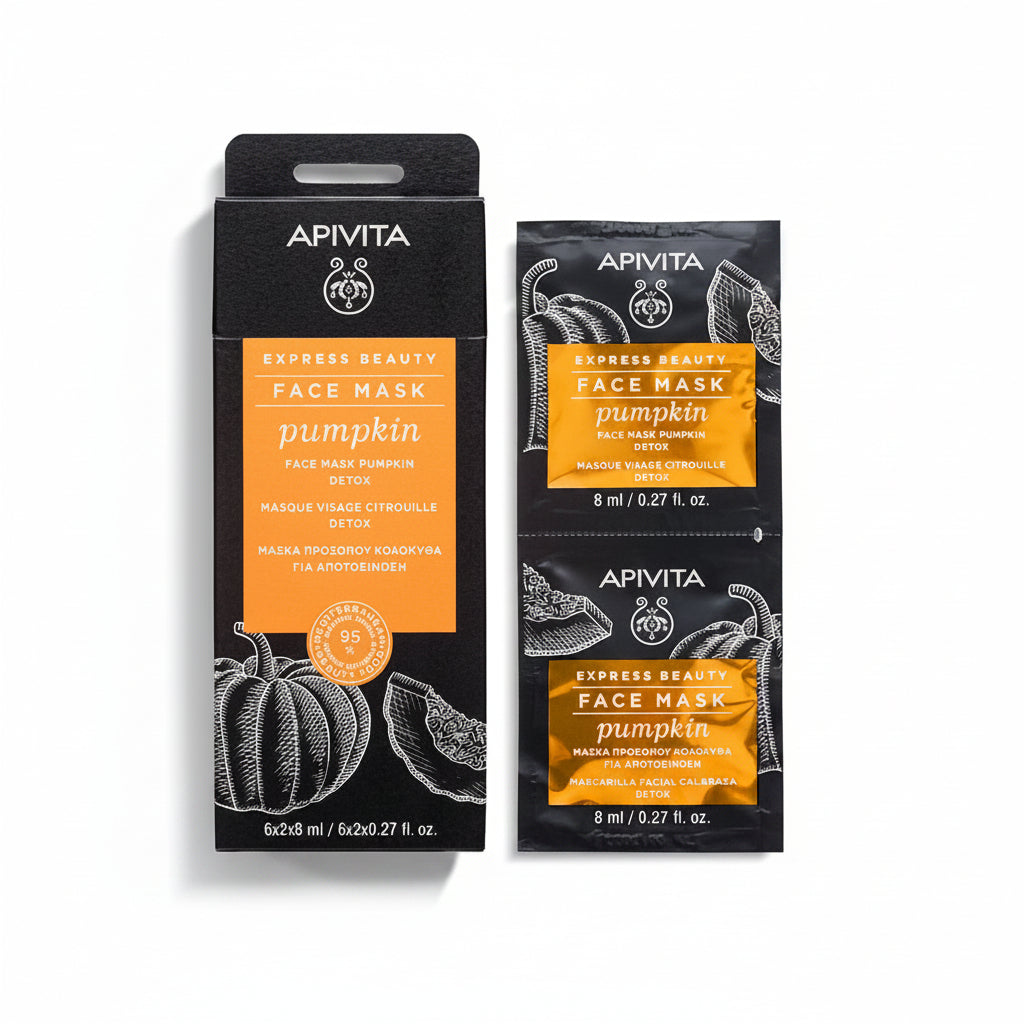 APIVITA Express Beauty Face Mask Pumpkin Detox 2 x 8ml