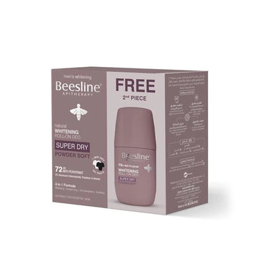 Beesline Whitening Roll-On Deodorant - Super Dry Powder Soft Duo