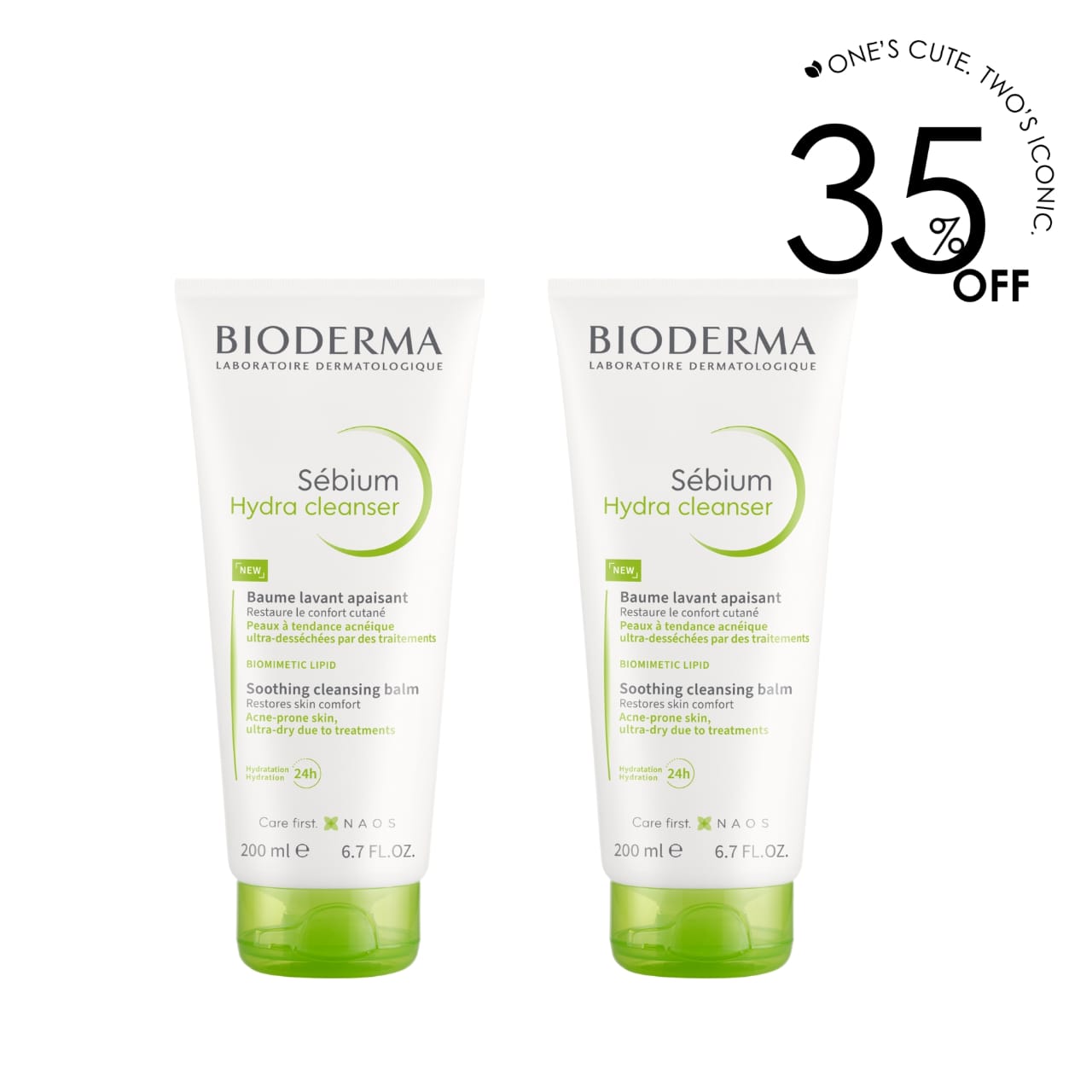 2 x Sebium Hydra-Cleanser 200 ML
