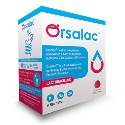 Orsalac Raspberry Flavored Electrolytes 8 Sachets