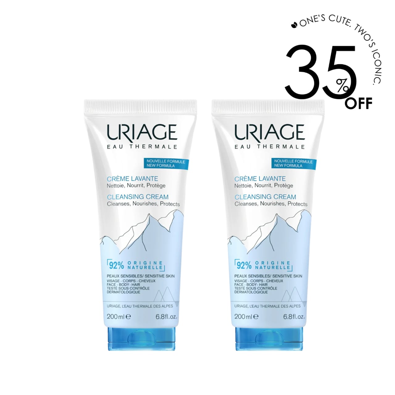 2 x Cleansing Cream - Sensitive Skin 200 ML