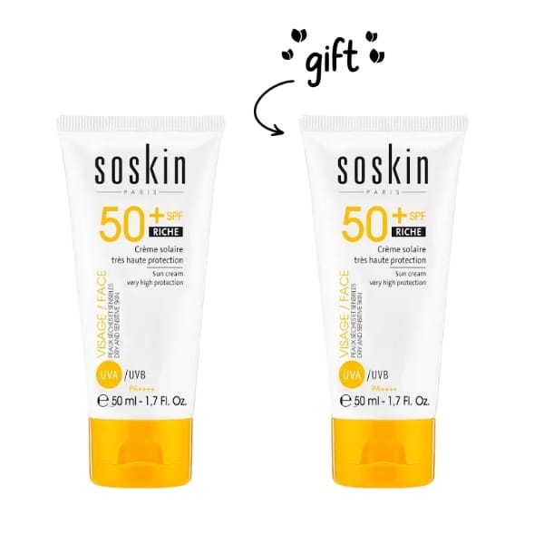 2x SPF50+ Protection Sun Cream