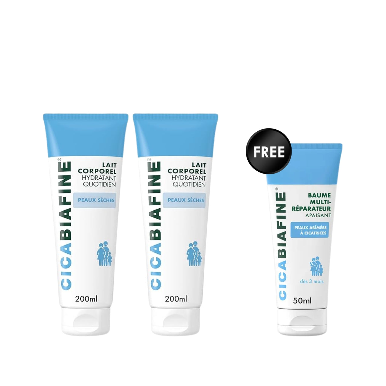Cicabiafine Daily Hydration Duo + Free Multi-Repair Balm