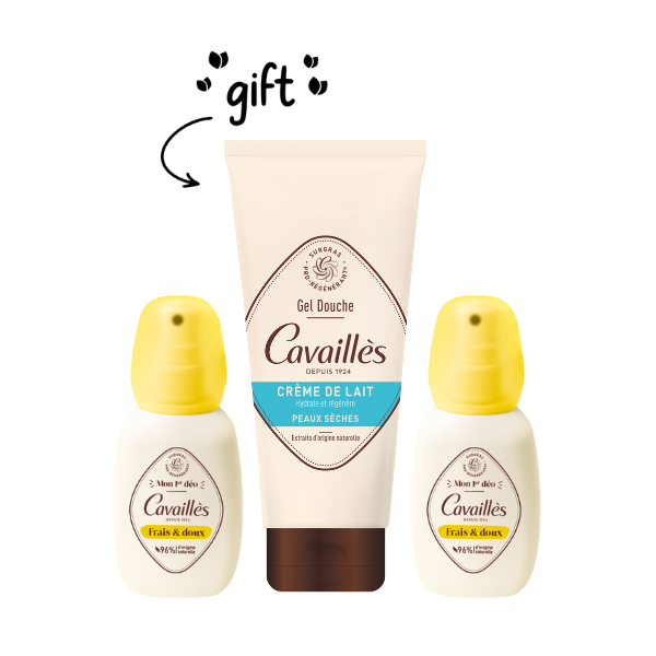 My First Deodorant Duo + Free Creamy Almond Milk Shower Gel - Dry Skin