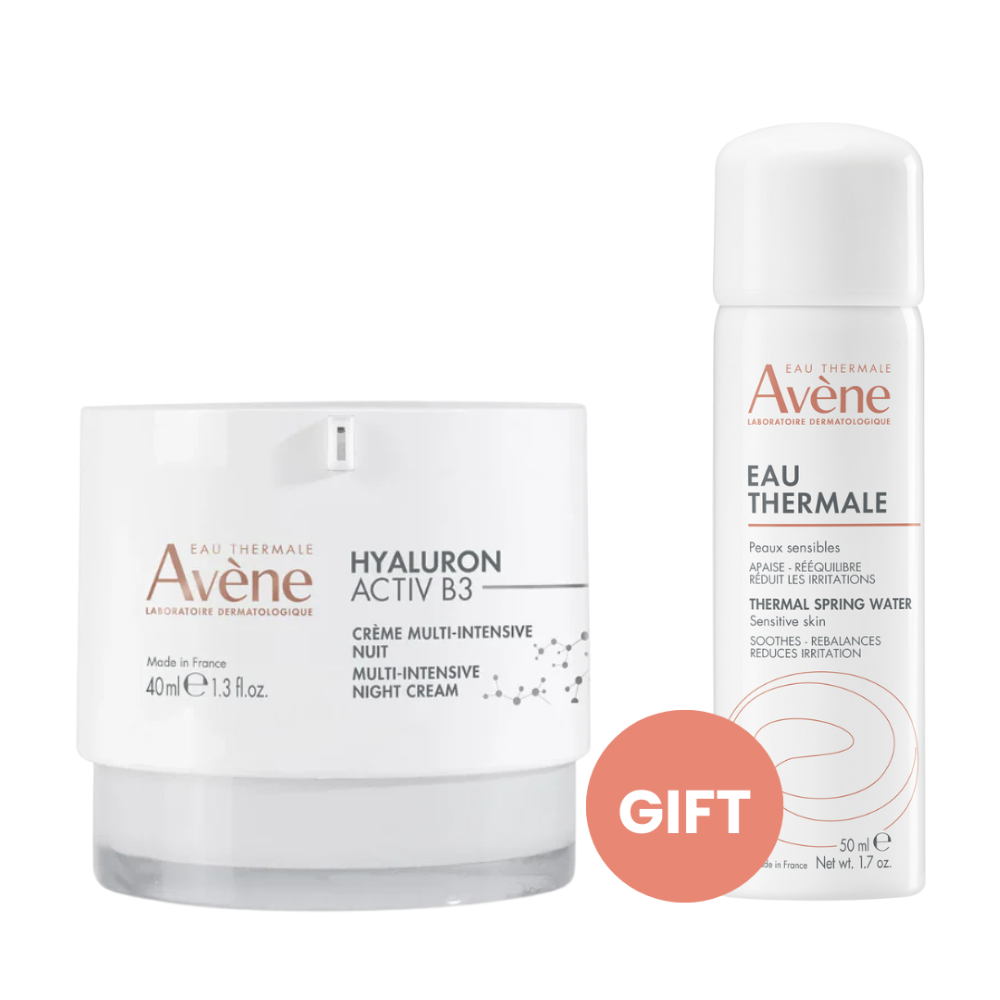 Avène Hyaluron Activ B3 Multi-Intensive Night Cream + Free Gift Eau Thermale 50ML