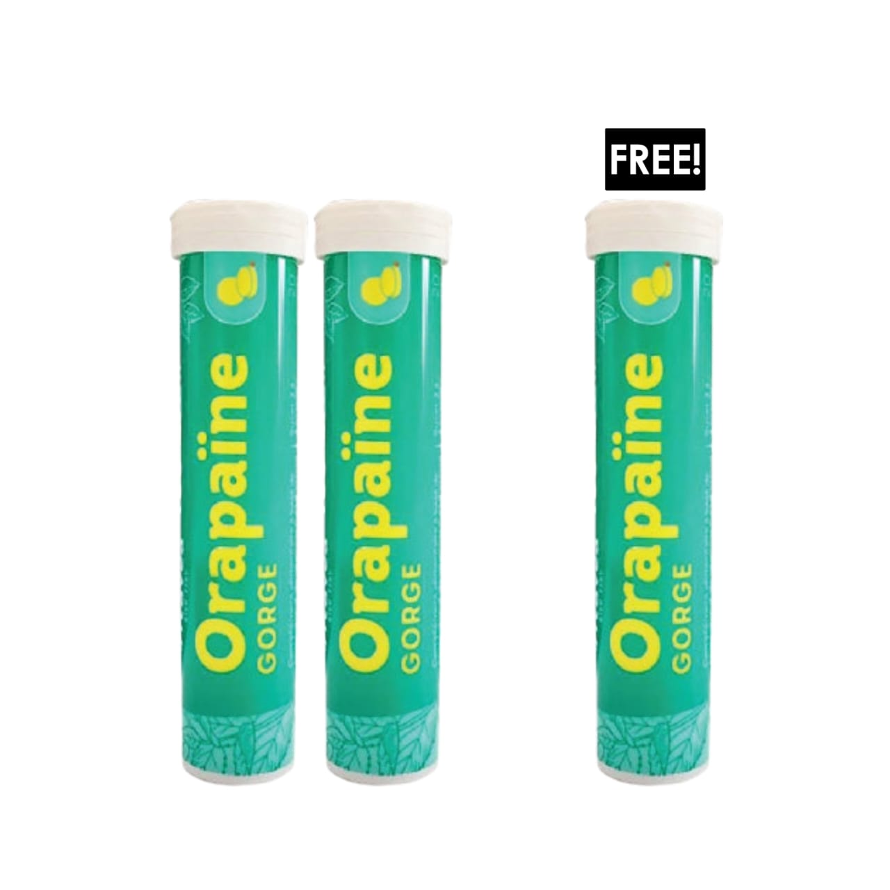 3 x Pastilles Orapaïne Pour la Gorge