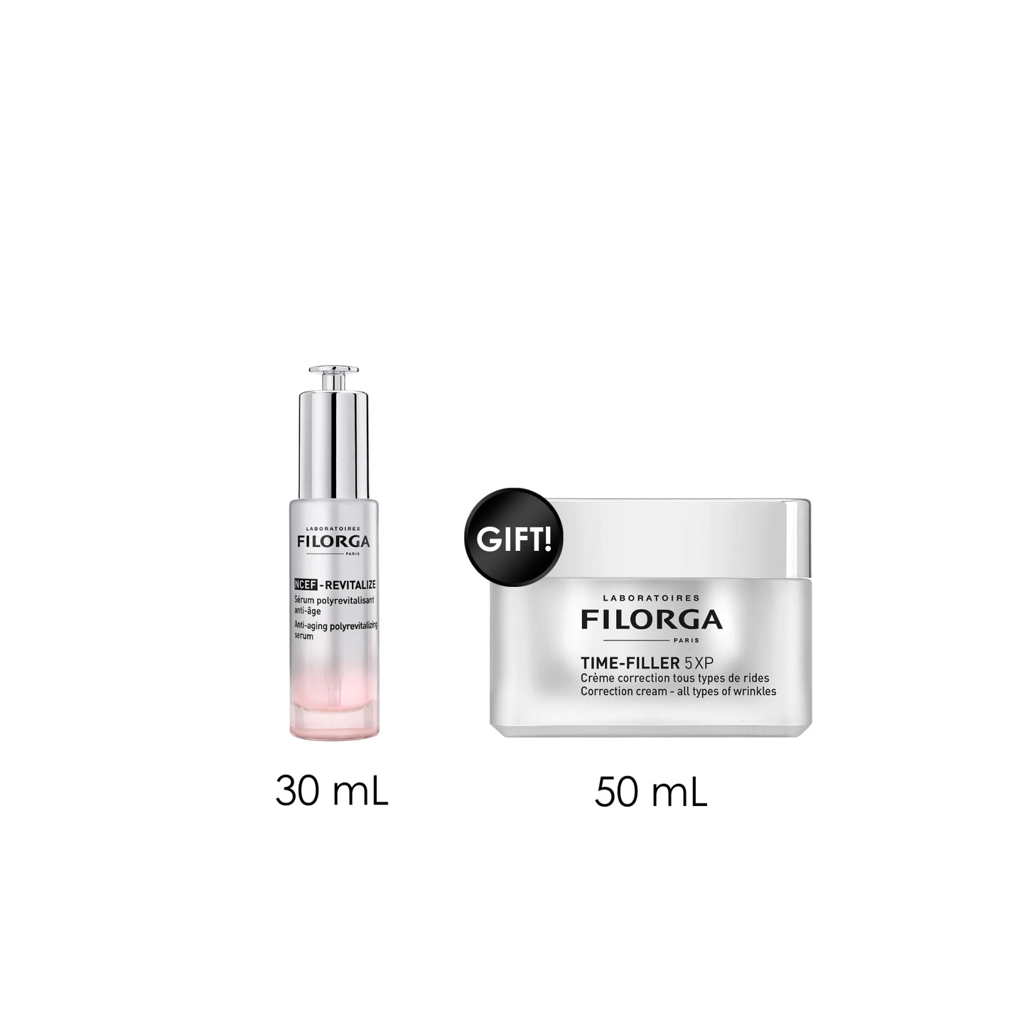 NCEF-Revitalize Serum + Free Gift Time-Filler Cream 5XP