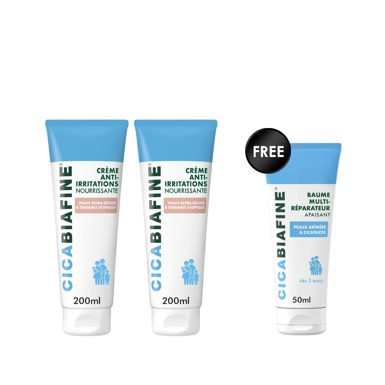 Cicabiafine Soothing & Repair Duo + Free Multi-Repair Balm