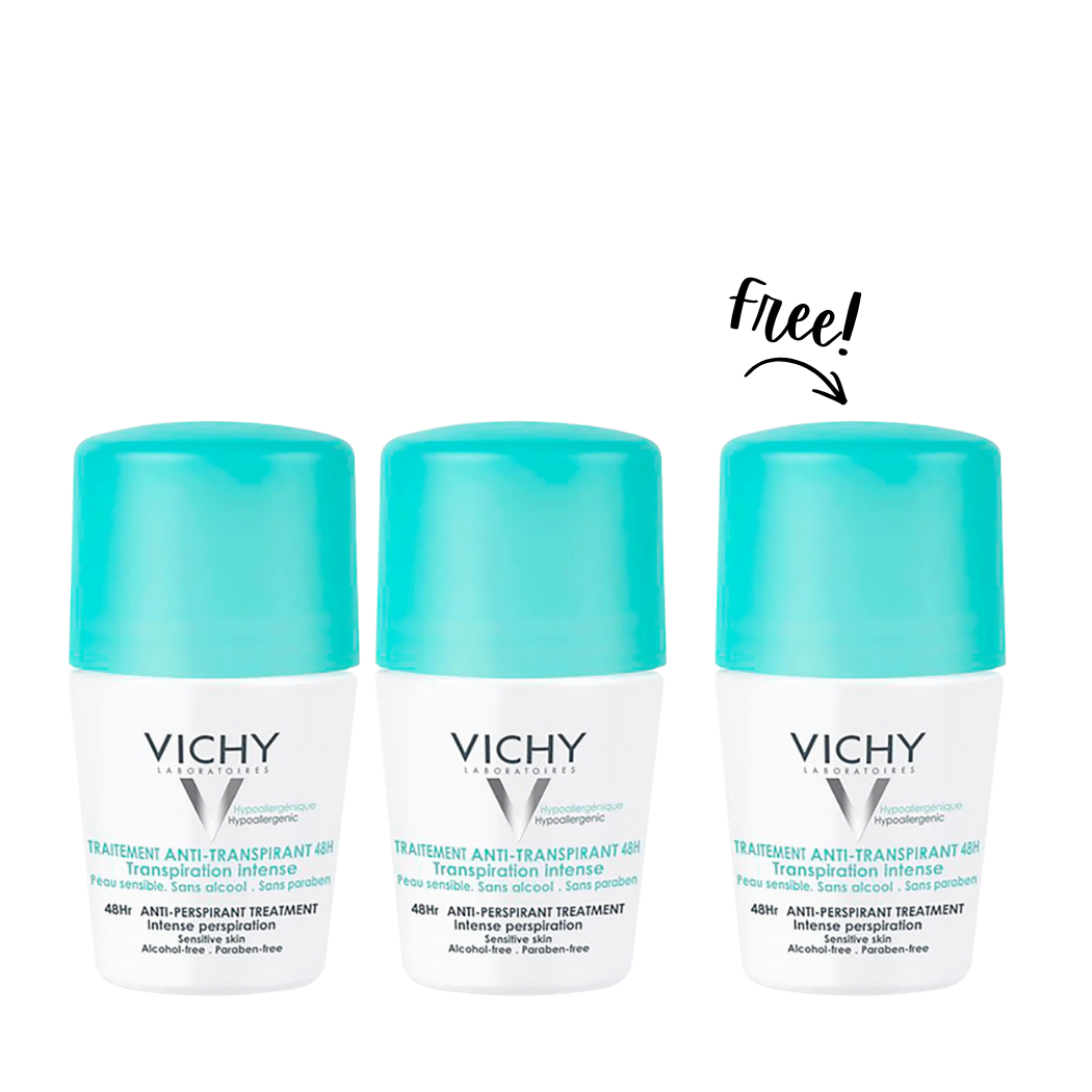 Buy 2 Get 1 - 48 Hour Intensive Anti-Perspirant Treatment - Roll-On