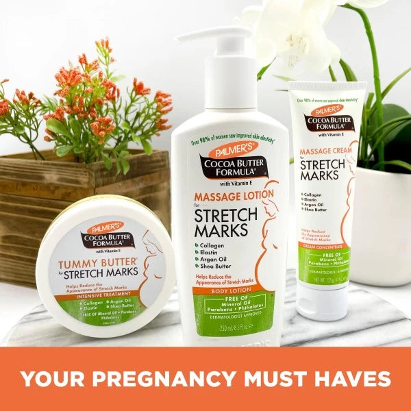 Cocoa Butter Massage Cream For Stretch Marks