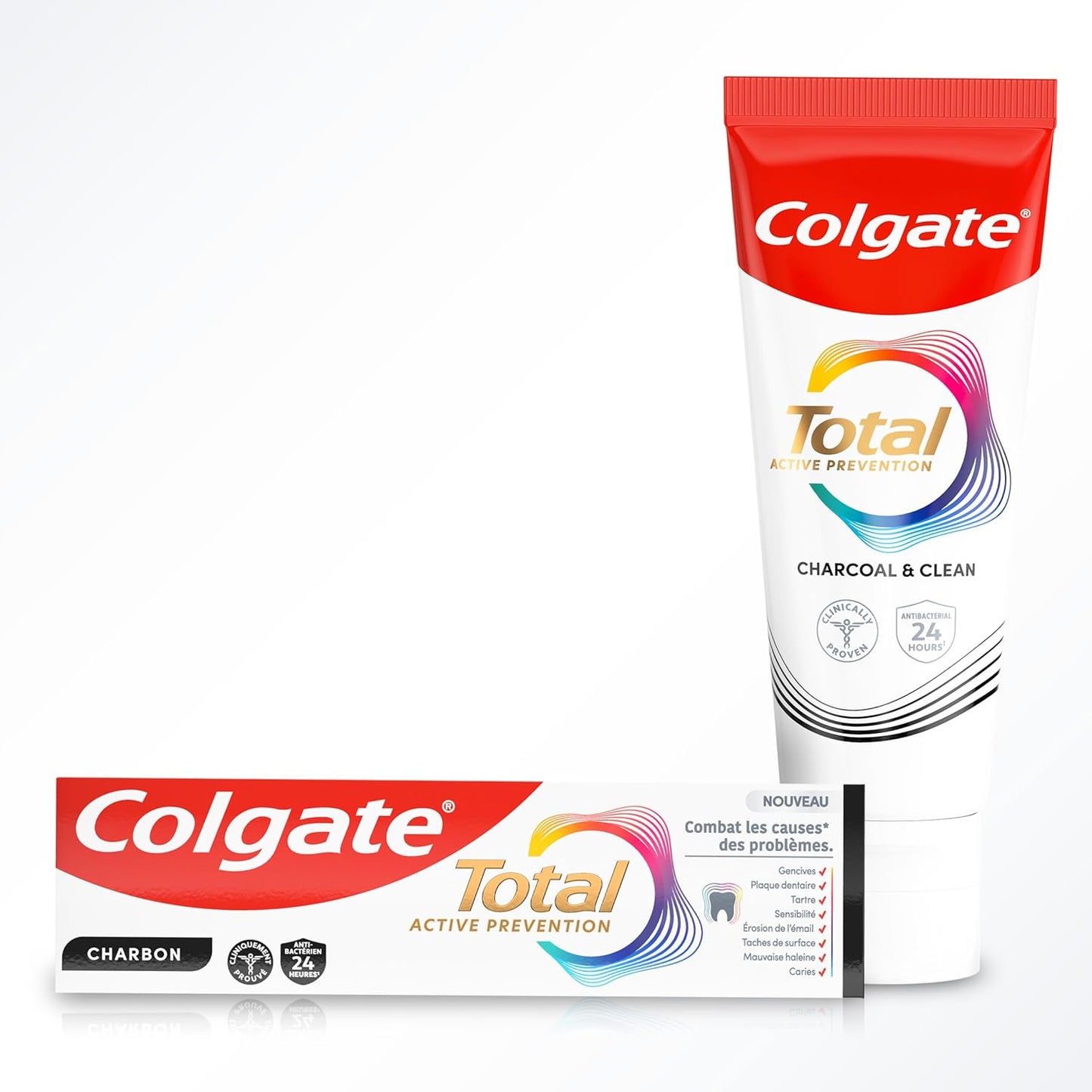 Colgate Toothpaste Total Active Prevention Charcoal 75ml