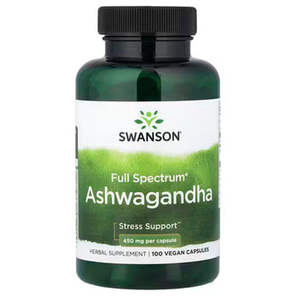 Ashwagandha 450 Mg 100 Vegan Tablets