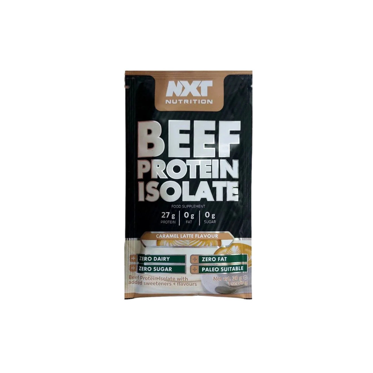 Beef Protein Isolate 30 G 1 Serving Caramel Latte Flavour
