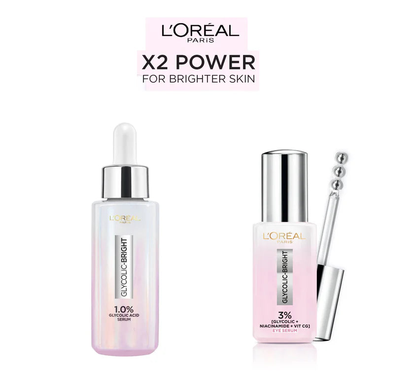 Glycolic-Bright X2 Power Skin & Eyes