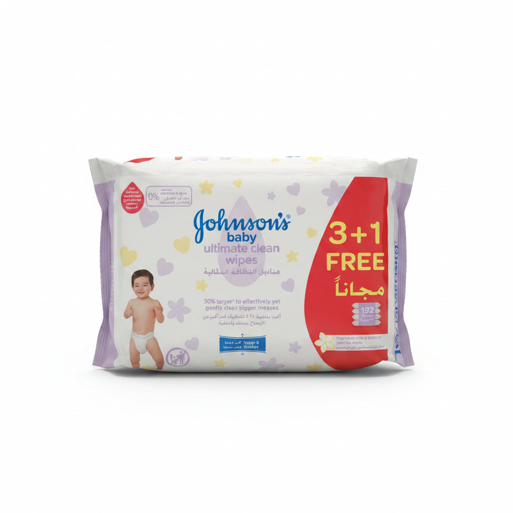 Johnson's Ultimate Cleaning Wipes 3+1 Free