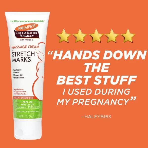 Cocoa Butter Massage Cream For Stretch Marks