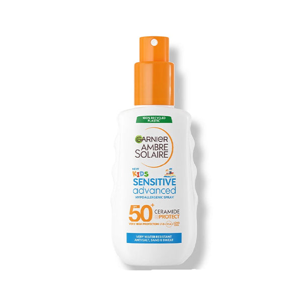 Ambre Solaire Sensitive Advanced SPF 50+ Ceramide Protect Sunscreen Spray For Kids 150 ML
